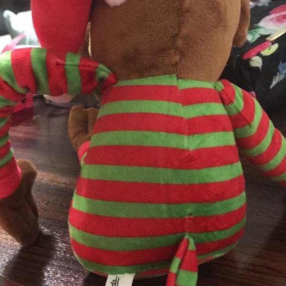 Cutest plush Holiday Monkey ever ! By Mrs Fields - Picture 7 of 11